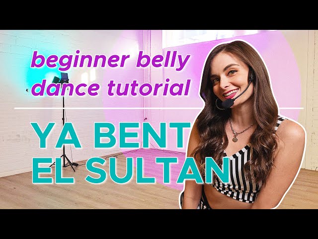 ya bent el sultan 🎶 beginner belly dance dance choreography tutorial💃