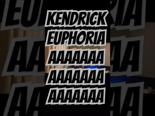 In my fangirl era once again 💅 #fyp #kendricklamar #euphoria #rap #rapcover #rapshorts