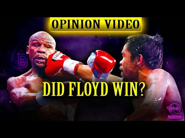 Stop Glazing Mayweather. Manny Pacquiao Beat Floyd.