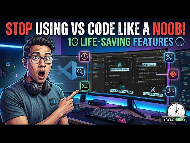 You're Using VS Code Wrong — 10 Hidden Features That Save Hours💻