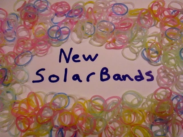 Rainbow Loom New Solar Band Review. Color Changing UV Bands.