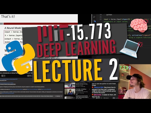 Lecture 2 Watchalong - Introduction to Keras/Tensorflow & Tabular Data MIT 15.773 Deep Learning