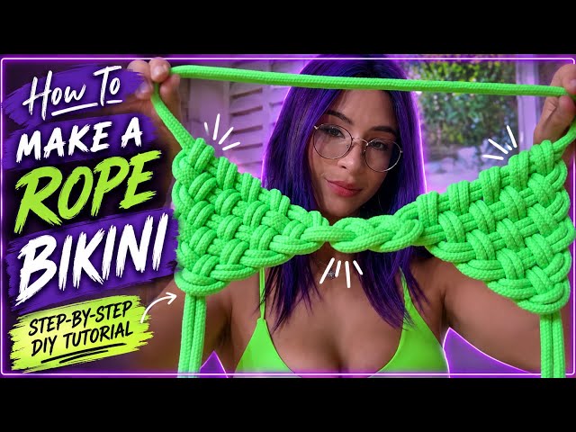 How I Turned Rope Into a BIKINI | Full Tutorial