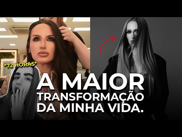 72 HORAS NO SALÃO! A MAIOR TRANSFORMAÇÃO DA MINHA VIDA… DEU ERRADO?
