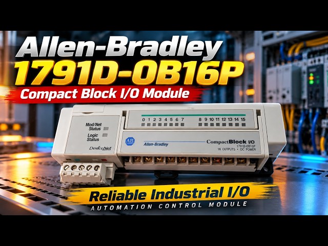 Allen-Bradley 1791D-0B16P Compact Block I/O Module Series D Industrial Automation Unit