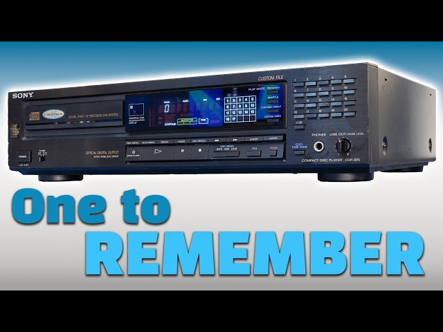 The Sony CDP-970 that remembers your discs