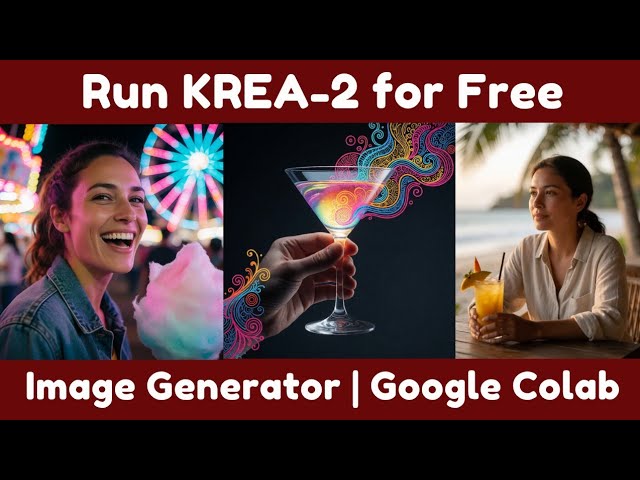 I Ran Krea-2 Model for FREE on Google Colab (No GPU Needed!)