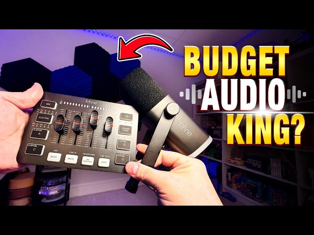 Pro Sound on a Budget? Testing the Fifine AM8 Mic & SC3 Mixer!