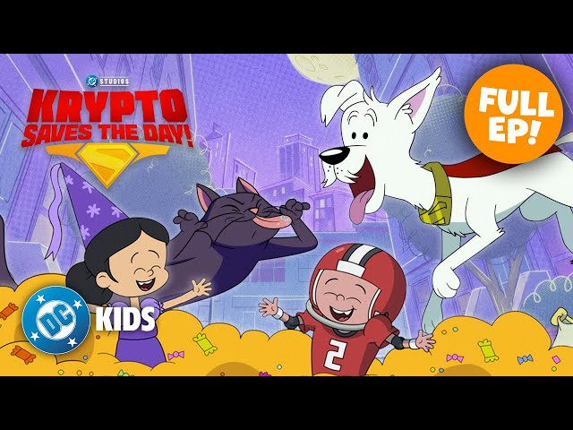 Halloween Havoc! 🎃 🐶 | Krypto Saves The Day FULL EPISODE | #kidscartoons @dckids