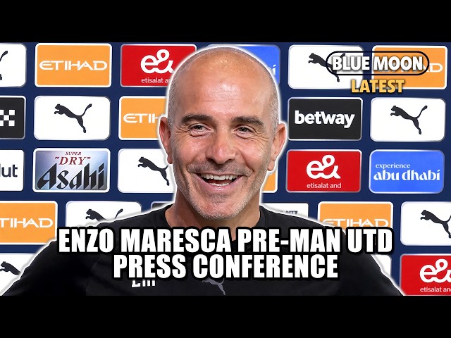 Enzo Maresca on O'Reilly, Doku, Carrick and Anderson | Manchester United v Manchester City
