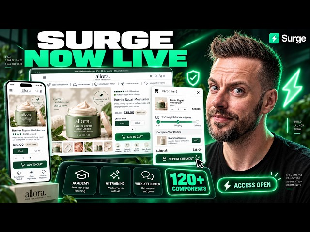 Surge 2.0 Is Now Open: Get the Shopify Theme Built to Convert