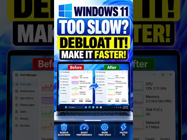 Windows 11 Slow? Debloat It!