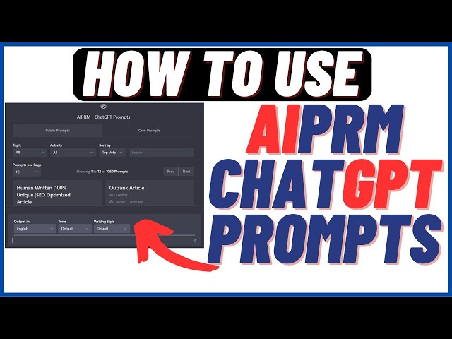 How to Use AIPRM ChatGPT Prompts | Open AIPRM Chat GPT Tutorial For Beginners