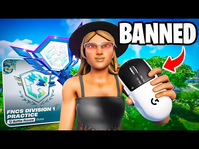 I Used a BANNED Mouse in FNCS...
