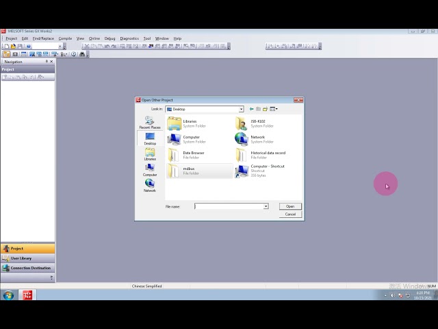 How to Open GX Developer Software Project with GX Works2