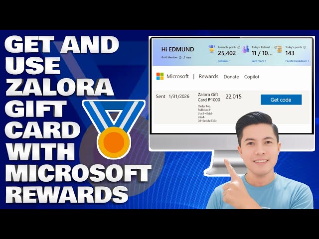 How To Get and Use Zalora Gift Card with Microsoft Rewards Points | Microsoft Rewards Tutorial