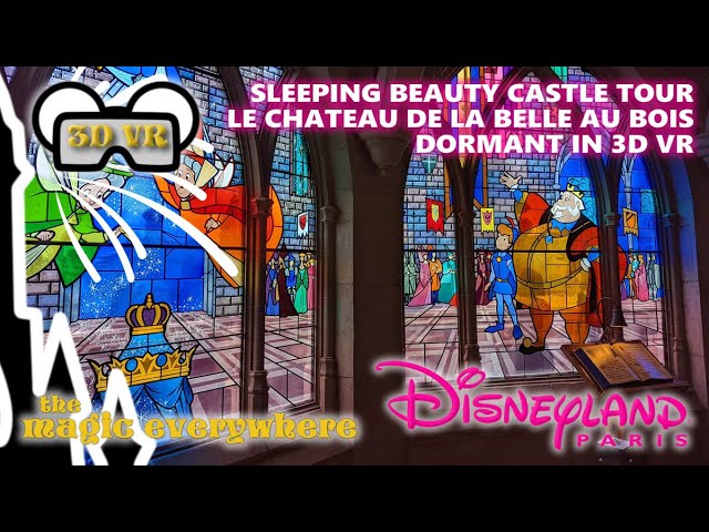 [3D VR] Disneyland Paris Sleeping Beauty Castle Tour - Le Château de la Belle au Bois Dormant
