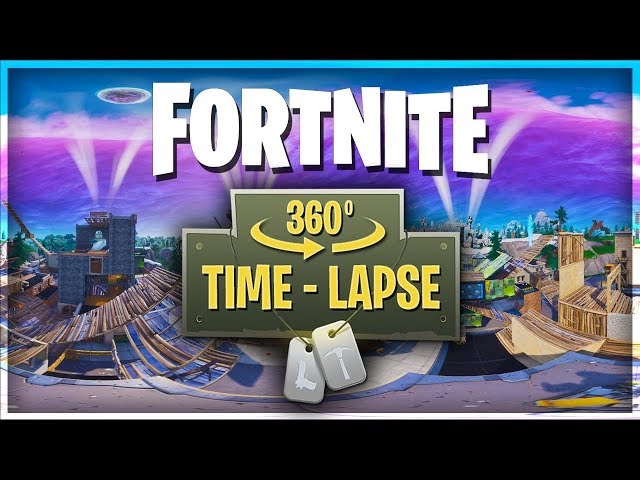 🕶 Watch a WHOLE Fortnite Game in VR Timelapse! - 360°