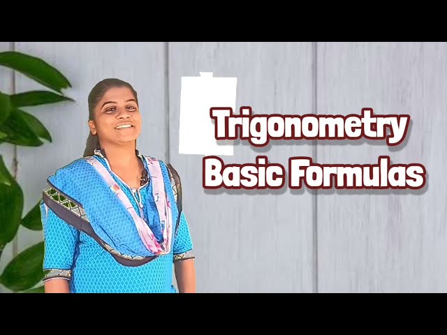#Trigonometry - Learn Mathematics in Tamil - Online Class by Ms. Glory Cornelius