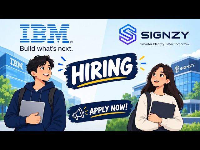 IBM & SIGNZY is Hiring!