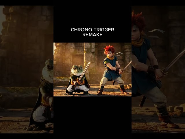 Chrono Trigger Remake Concept #jrpg #fyp #chronotrigger #gaming #aiart
