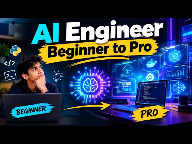 🚀 AI Engineer Full Course | Beginner to Pro | Roadmap