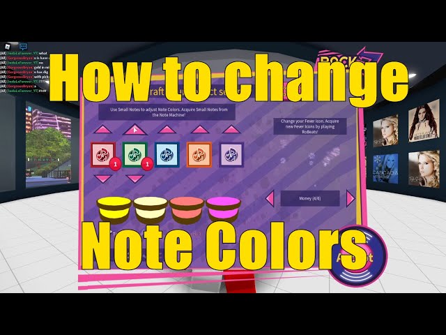 How to change your Note Colors in RoBeats | A Small Guide