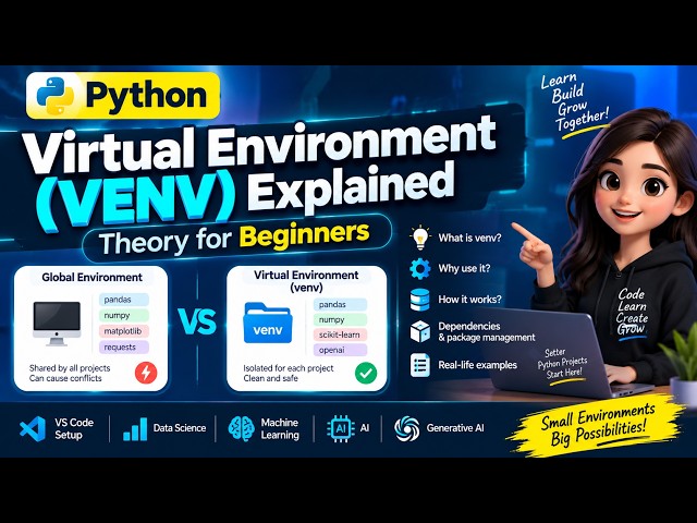 Python Virtual Environment (VENV) Explained | Theory for Beginners