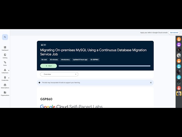 GSP860: Migrating On-premises MySQL Using a Continuous DMS Job | Google Cloud Lab Solution