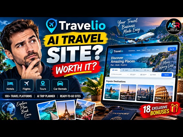 Travelio Review 2026: Build an AI Travel Website? Full Breakdown