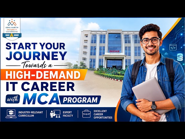 Start Your Journey Towards a High-Demand IT Career with MCA Degree Program #AdmissionOpen #UMU