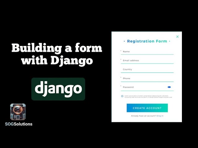 Building A Student Demo Form with Django