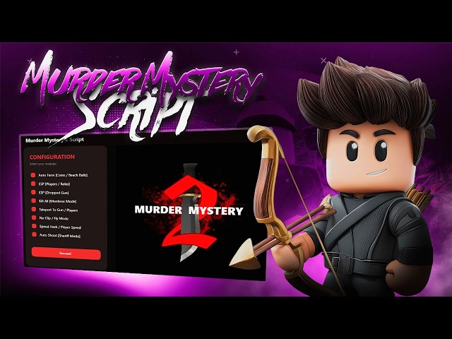 Best Mm2 Script 2026! 🌊⛱️ SUMMER UPDATE AUTO FARM SCRIPT | MURDER MYSTERY 2 SCRIPT!!!