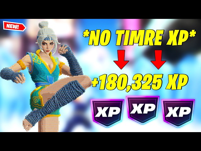 NO TIMER The BEST XP Map To Hit Level 200 FAST in Fortnite SEASON 4! 😍  (128k a Min!) 🤩😱