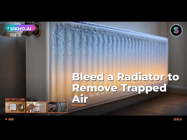 How to Bleed a Radiator Step by Step | Sikho.ai