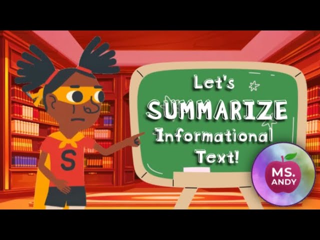 Summarizing Main Idea and Supporting Details in Informational Text| Grades 2-5 Reading Skills