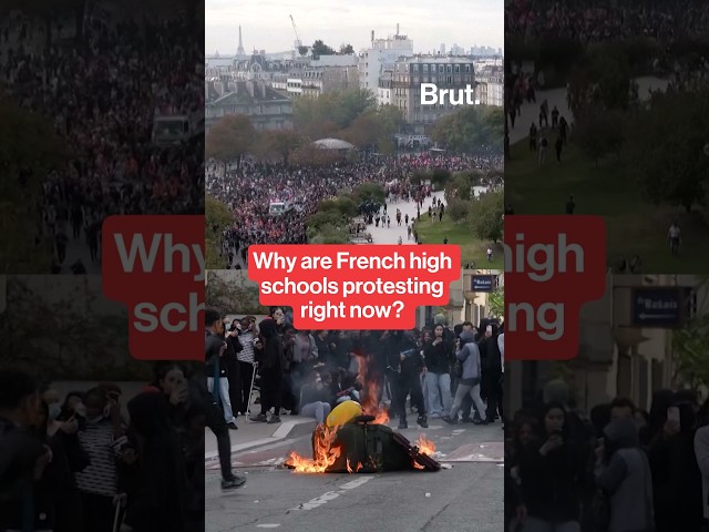 Why are french high schoolers protesting?