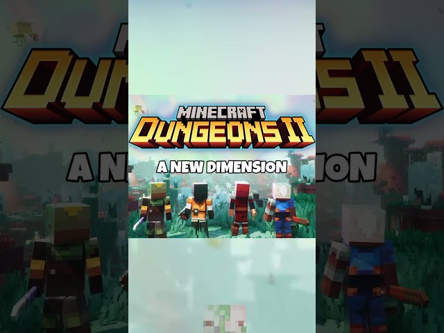 NEW MINECRAFT DIMENSION COMING SOON! #minecraft #minecraftdungeons #minecraftpartner