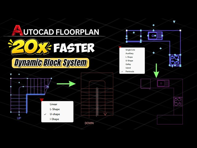 How to Draw FLOOR PLAN 20X Faster in AutoCAD
