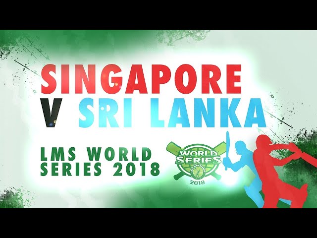 Sri Lanka v Singapore   LMS Chester World Series 2018   Day 3 (Aug 7, 2018)
