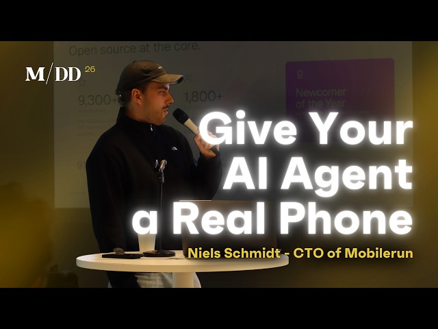 Give Your AI Agent a Real Phone: Mobile Automation with Mobilerun | Merantix DevDay '26 Demo