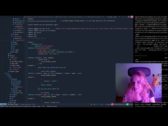 writing my own game engine (vulkan/c++) // task failed successfully 🤕