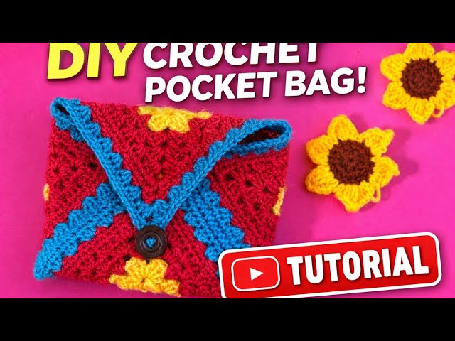 ⚡️ crochet pocket bag