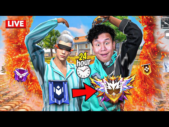 24 Hours Nonstop Gold to Grandmaster Rank Push Live 😲 Tonde Gamer