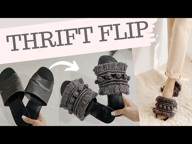 Thrift Flip | How to Make Macrame Sandals | DIY Sandals