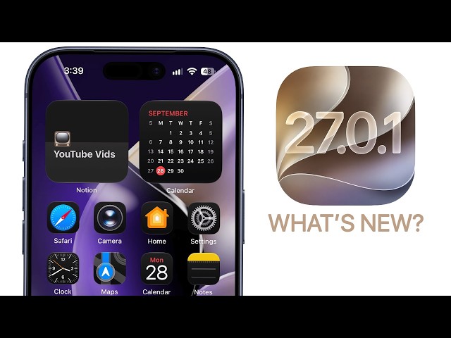 iOS 27.0.1 Released - What's New?