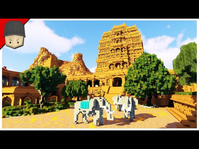 How a Minecraft Temple should look!