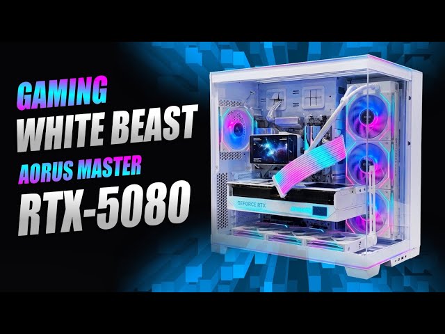 I Built the Ultimate White Gaming PC! RTX 5080 Full Build & Benchmarks
