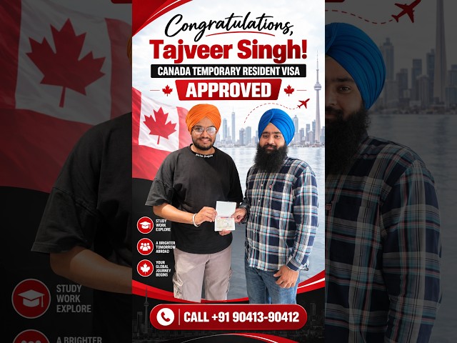 Another Success Story! Canada Temporary Resident Visa Approved!