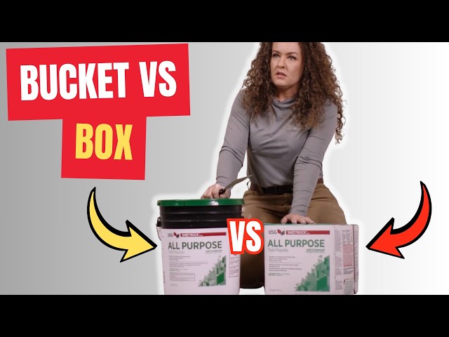Bucket Vs Boxed Drywall Mud (Which One You Should Use)